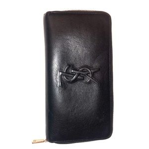 Authentic Yves Saint Laurent Long Zippered Wallet